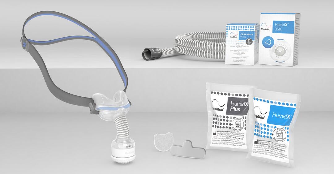 Resmed AirMini Reise-Bundle mit N30 Mask Pack
